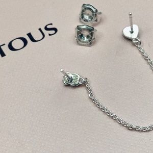 Tous mini color double earring